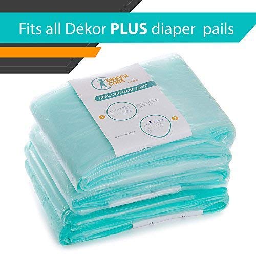 4 Pack Refills Compatible with Plus Diaper Pails